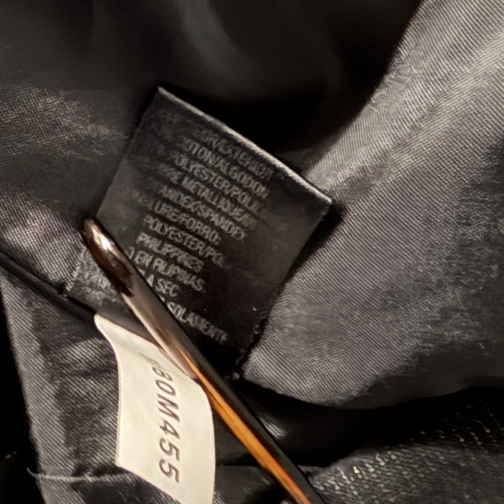 Tahari Elegant Black Suit for Women. Playful metallic look. - Picture 8 of 12